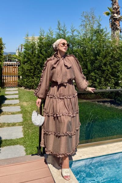 Zuhal Etekli Takım Kahverengi