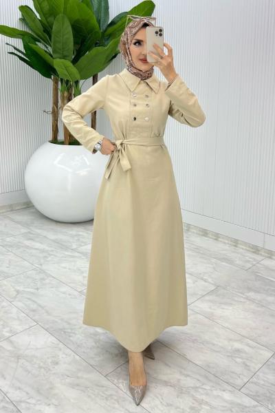 Taş Premıum Roma Elbise Tesettür Giyim