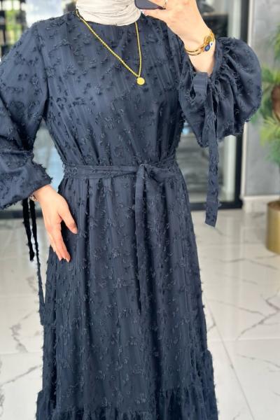 Funda Elbise-Lacivert