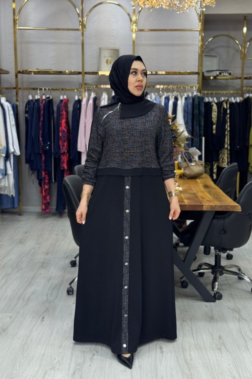 Melodi Elbise Siyah