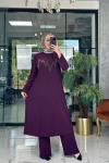 Meram Pantolon Takım Mürdüm