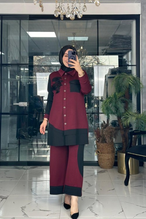 Narin Takım Bordo