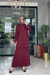 Nimet Etek Takım-Bordo