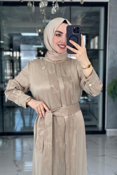 Şeyda Cupra Elbise-Vizon