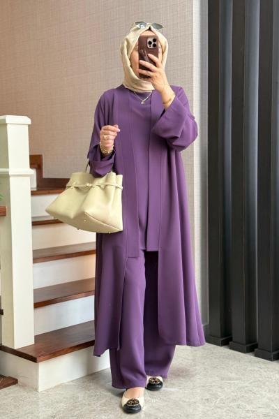 Becca Üçlü Takım Mor