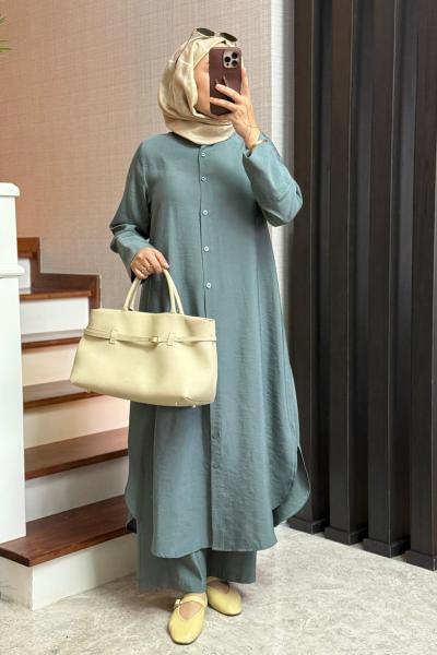 Boony Takım Mint Yeşili