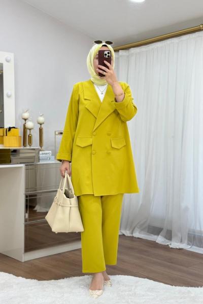 Casual Takım Yağ Yeşili