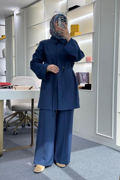 D Tokalı Poliviskon Takım Lacivert