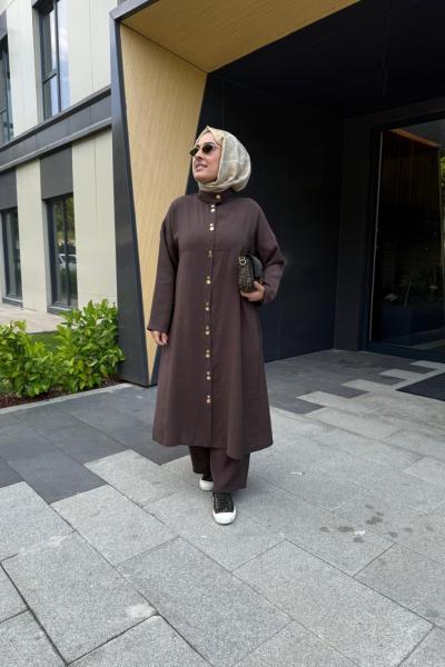 Flow Takım Kahverengi