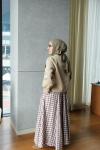 LERİS TRENÇKOT BEJ