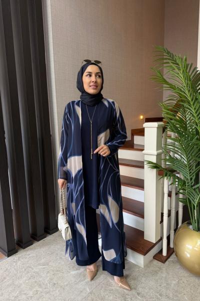 Miray Üçlü Takım Lacivert