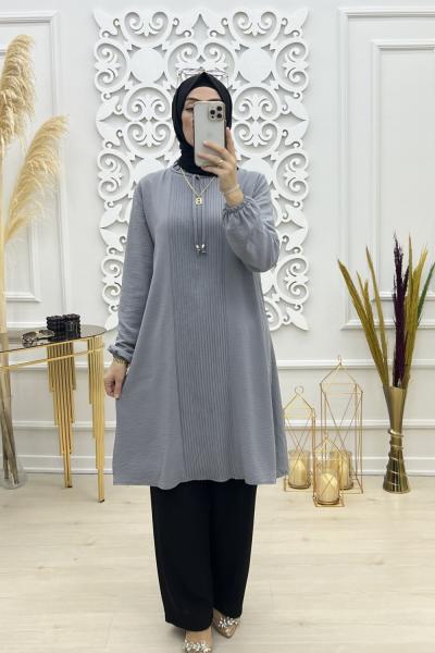 Ahu tunik Gri