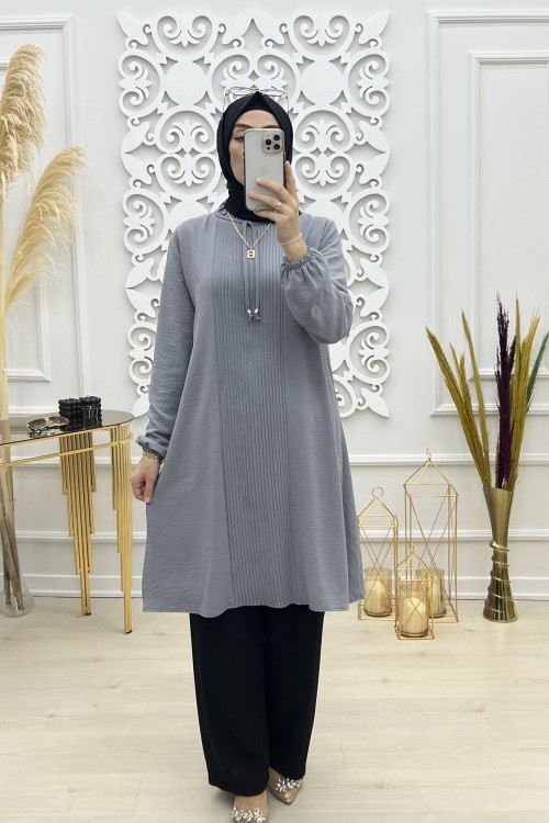 Ahu tunik Gri