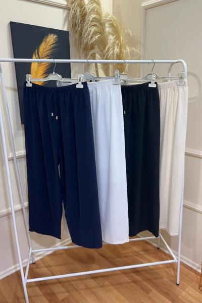 Ayrobin pantolon  Beyaz