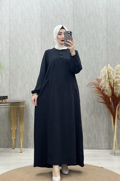 BUĞLEM ELBİSE Siyah