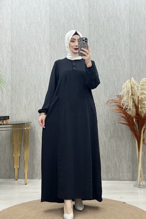 BUĞLEM ELBİSE Siyah