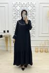 Çiğdem elbise Siyah