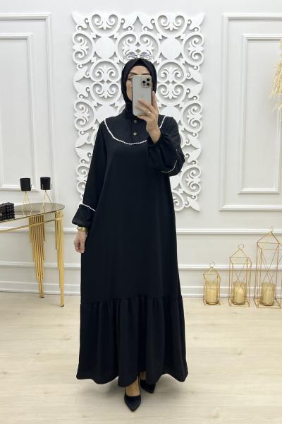 Çiğdem elbise Siyah