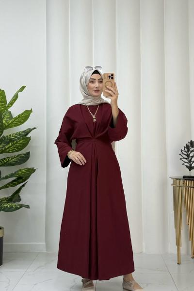 Duru elbise Bordo