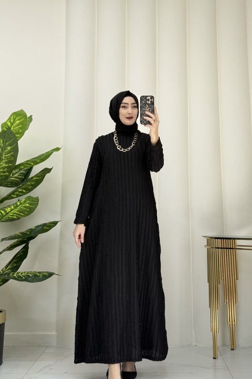 Ecem elbise Siyah
