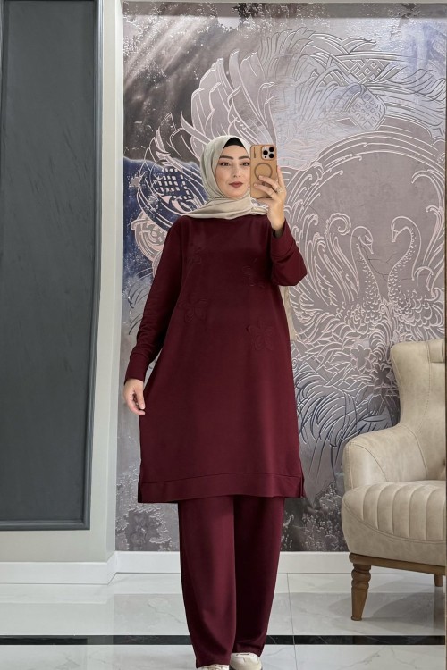 Emily takım Bordo