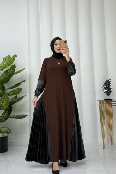 Eyşan elbise Acı Kahve