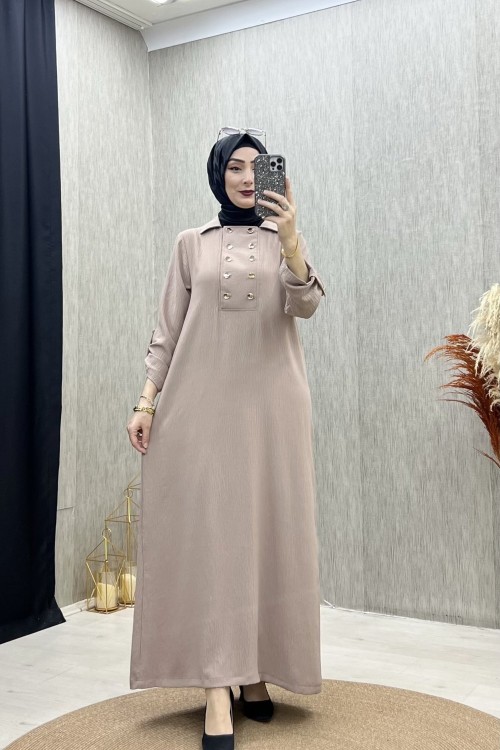 FARAH ELBİSE Vizon