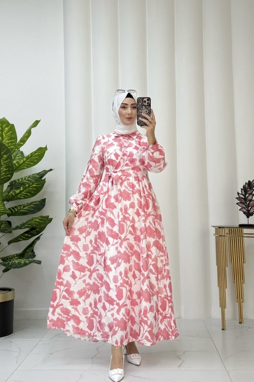 Firuze elbise Pembe