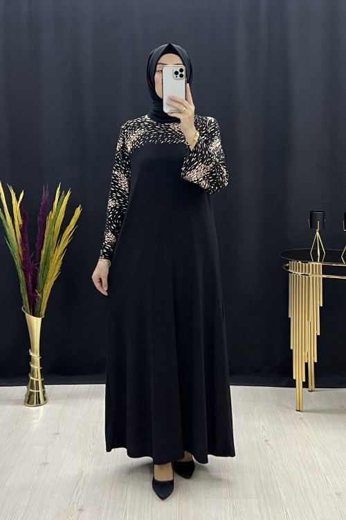Hafsa elbise Siyah