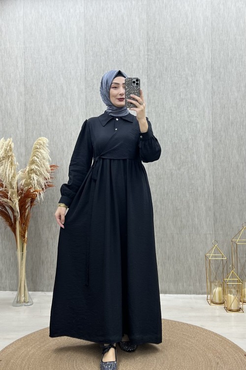 Jade elbise Siyah