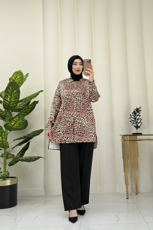 Lavaor leopar takım Kahverengi