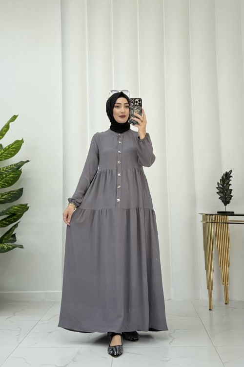 Layla Elbise Antrasit