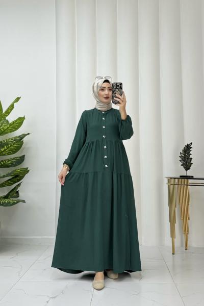 Layla Elbise Zümrüt