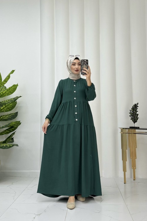 Layla Elbise Zümrüt