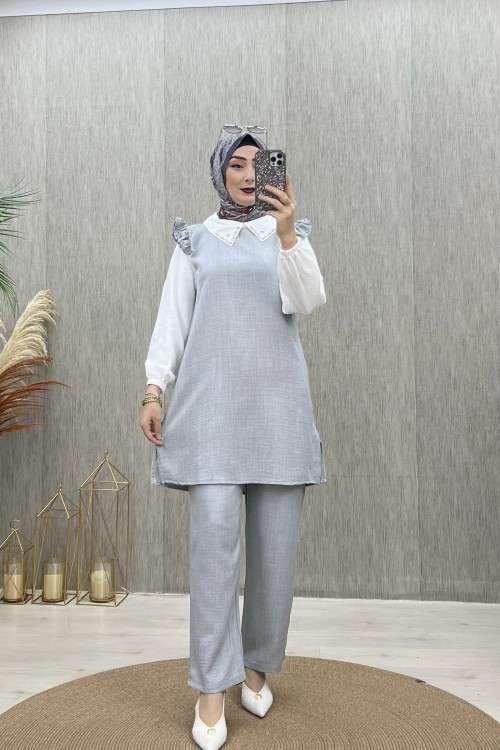 Maysa takım Gri