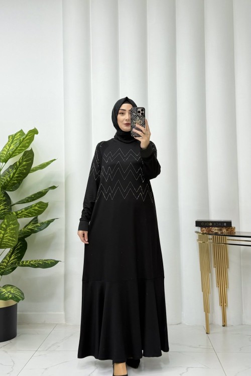 Nefise elbise Siyah