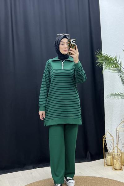 Pearly takım Yeşil