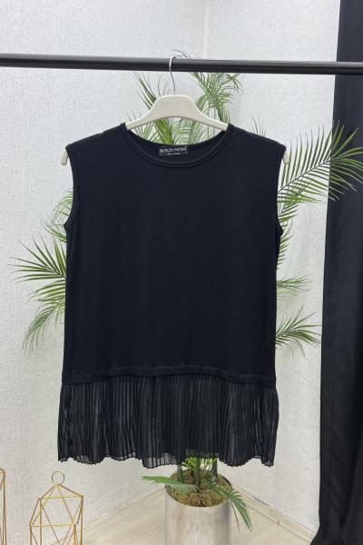 Piliseli içlik Siyah