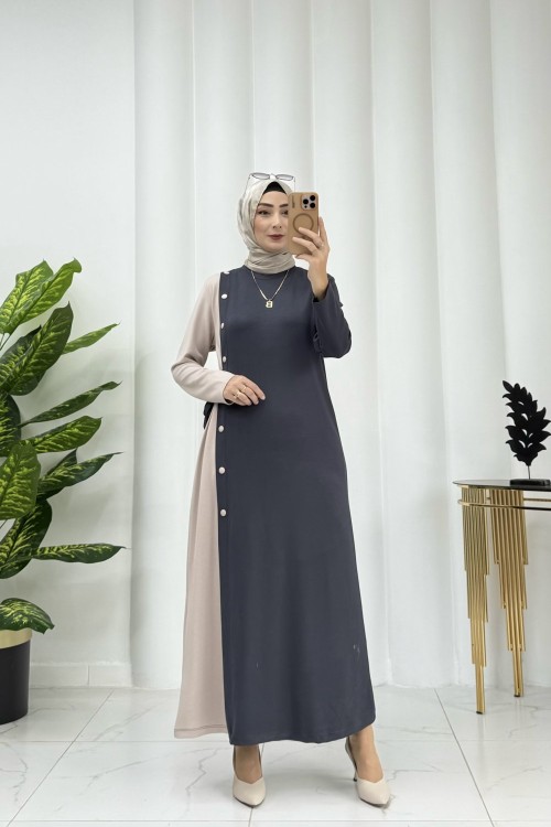 Selvi Elbise Gri