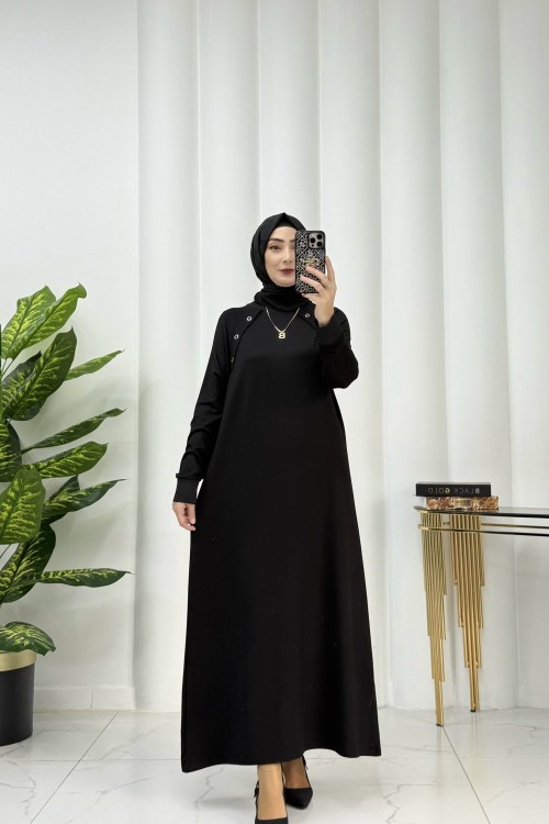 Sezgi Elbise Siyah
