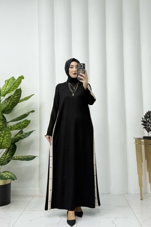 Zülal elbise Siyah