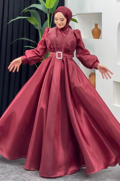 Esma Kabarık Kemerli Abiye