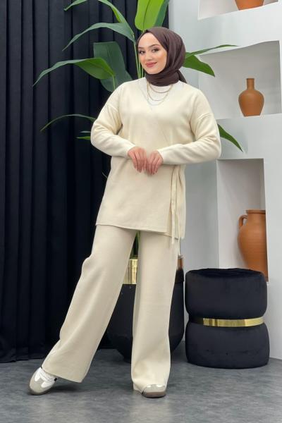 Işıl Triko Pantolonlu Takım