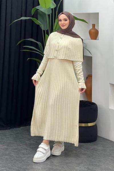 Kelebek Pelerinli Elbise