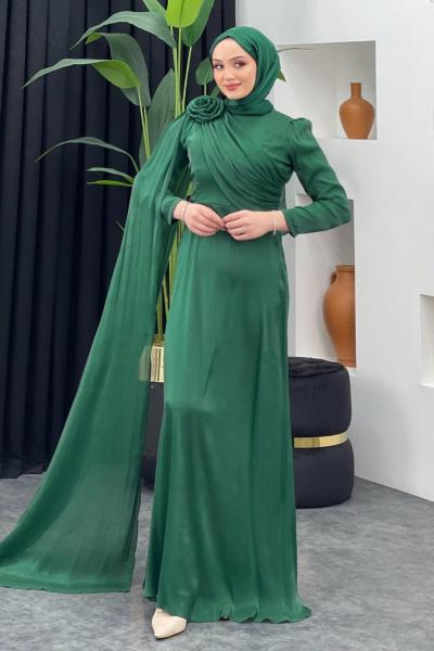 Omzu Güllü Parlak Abiye