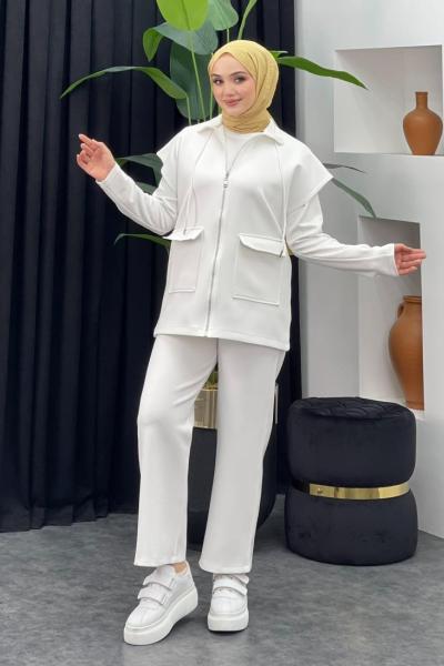 Oscar Pantolonlu Yelekli Takım