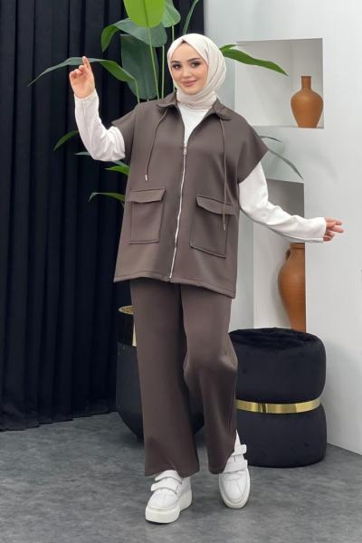 Oscar Pantolonlu Yelekli Takım