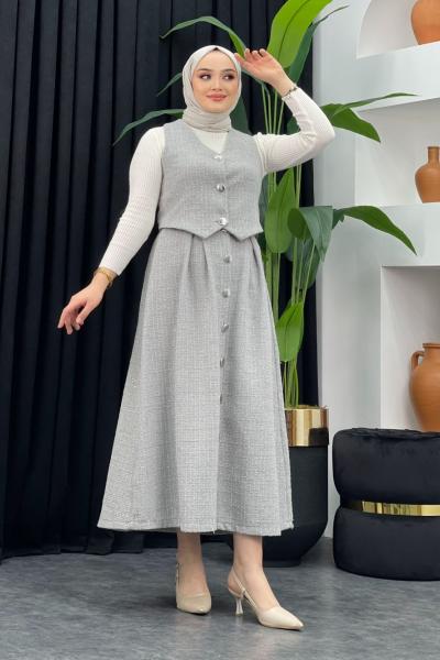 Tüvit Yelek Etekli Takım