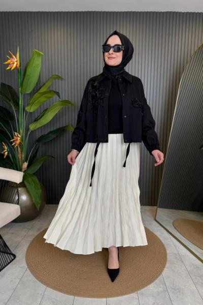 Akordiyon Pliseli Etek