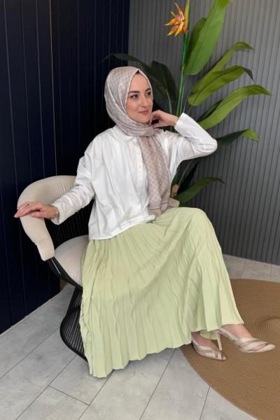 Akordiyon Pliseli Etek